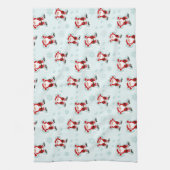 Christmas Elements Santa Claus キッチンタオル (縦)