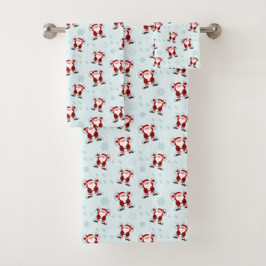 Christmas Elements Santa Claus バスタオルセット (インサイチュ)