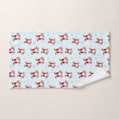 Christmas Elements Santa Claus バスタオルセット (ハンドタオル)