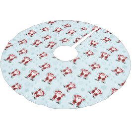 Christmas Elements Santa Claus  ブラッシュドポリエステルツリースカート