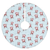 Christmas Elements Santa Claus  ブラッシュドポリエステルツリースカート (正面)