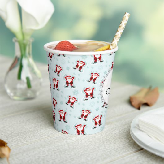Christmas Elements Santa Claus Paper cup 紙コップ (インサイチュ)