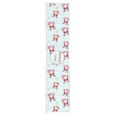 Christmas Elements Santa Claus Table Runner ショートテーブルランナー (正面)