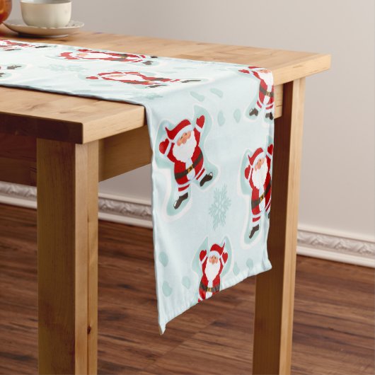 Christmas Elements Santa Claus Table Runner ショートテーブルランナー (インサイチュ)