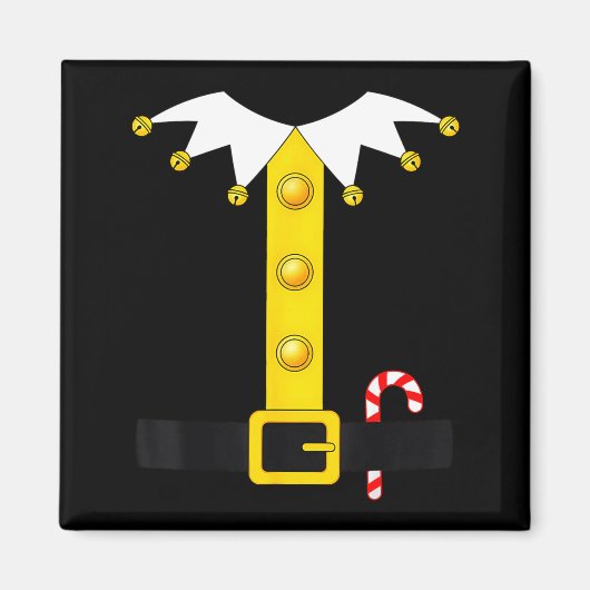 Christmas Elf Costume マグネット (正面)