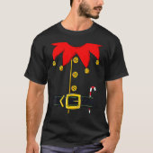 Christmas Elf Costume Xmas Holiday Tシャツ (正面)