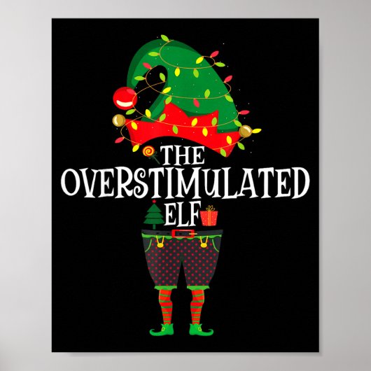 Christmas Elf Family Matching Group The Elf Overst ポスター (正面)
