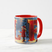 Christmas ELF Festive Holiday Coffee Mug マグカップ (正面右)