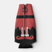 Christmas Elf Holiday Red ボトルクーラー (裏面)