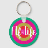 Christmas "Elf life"  キーホルダー (正面)