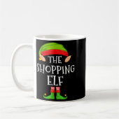Christmas Elf Matching Family Pajama, The Shopng E コーヒーマグカップ (左)