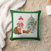 Christmas Elf Pillow クッション (ブランケット)