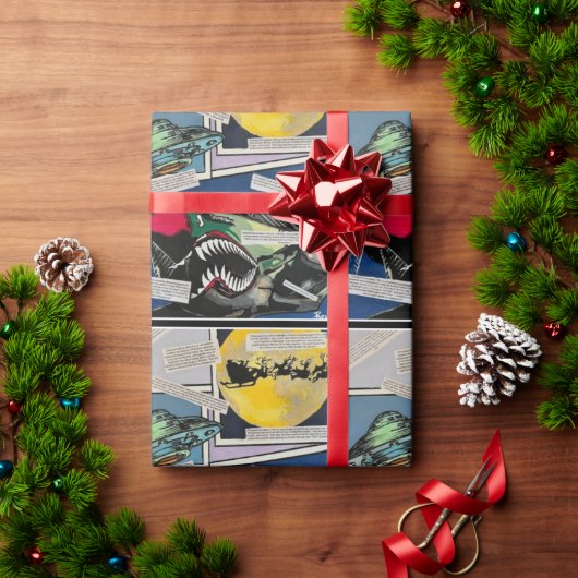 'Christmas Enhances'絵を描's on a ラッピングペーパー (クリスマスギフト)