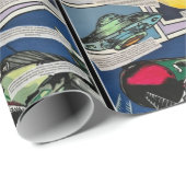 'Christmas Enhances'絵を描's on a ラッピングペーパー (ロールコーナー)