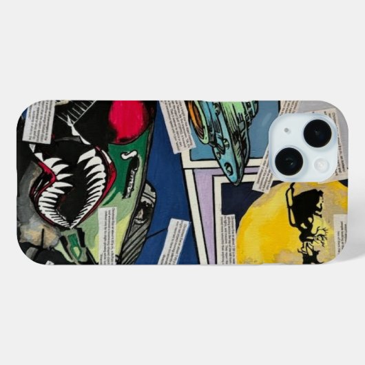 'Christmas Enhances'絵を描's on a Case-Mate iPhoneケース (裏面 (横))