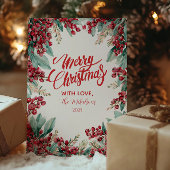 Christmas Eucalyptus and Pine シーズンカード