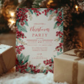 Christmas Eucalyptus and Pine 招待状