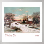 Christmas Eve Framed Prints               ... ポスター<br><div class="desc">Andrew Melrose painting of Christmas Eve in the early 1900s.</div>