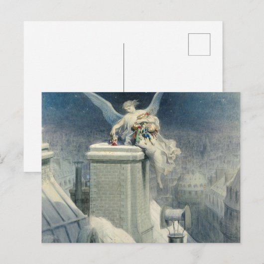 Christmas Eve - Gustave Dore ポストカード (正面/裏面)