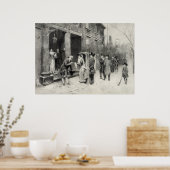 Christmas Eve in Colonial Timesポスター/プリント ポスター (キッチン)