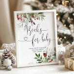 Christmas evergreen baby shower Books for baby ポスター<br><div class="desc">Christmas evergreen baby shower Books for baby Poster.
Matching items available.</div>