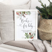Christmas evergreen baby shower Books for baby ポスター