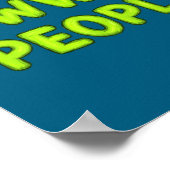 Christmas Eww, People Funny Sarcastic Santa Hat Xm ポスター (角)