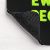 Christmas Eww, People Funny Sarcastic Santa Hat Xm マウスパッド (コーナー)