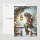 Christmas Fairy シーズンポストカード (正面/裏面)