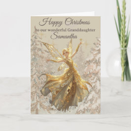 Christmas Fairy Card for Granddaughter カード