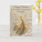 Christmas Fairy Card for Granddaughter カード (黄色い花)