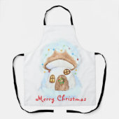 Christmas fairy house エプロン (正面)