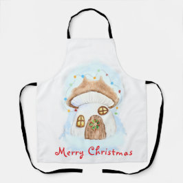 Christmas fairy house エプロン