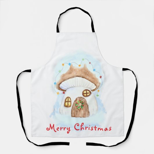 Christmas fairy house エプロン (正面)