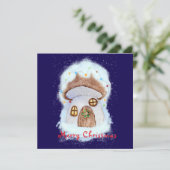 Christmas fairy house シーズンカード (スタンド正面)