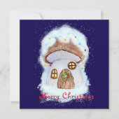 Christmas fairy house シーズンカード (正面)