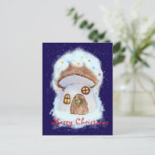 Christmas fairy house ポストカード (スタンド正面)