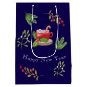 Christmas fairy house ミディアムペーパーバッグ (裏面)