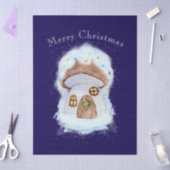 Christmas fairy house 薄葉紙 (クラフト)