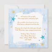 Christmas Fairy Ice Skating in an Enchanted Forest カード (裏面)