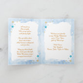 Christmas Fairy Ice Skating in an Enchanted Forest カード (内部)