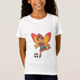 Christmas Fairy Playing Soccer Tシャツ