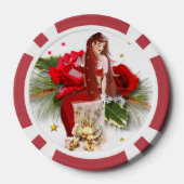 Christmas Fairy rPoker Chip ポーカーチップ (裏面)