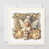 Christmas Fairy – Whimsical Winter Holiday Card (正面)