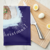 Christmas Fairytale House キッチンタオル (四つ折り)