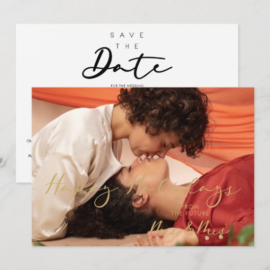 Christmas Fake Golden Future Mrs & Mrs Christmas (正面/裏面)