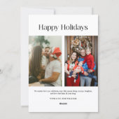 Christmas Family シーズンカード (裏面)