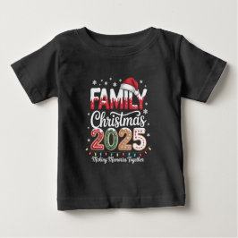 Christmas Family 2025 ベビーTシャツ
