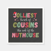 Christmas Family Cousin Reunion Matching  スタンダードカクテルナプキン (正面)