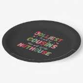 Christmas Family Cousin Reunion Matching  ペーパープレート (アングル)